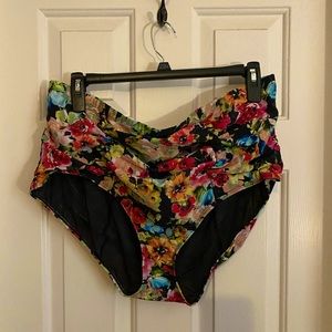 Floral Bathing Suit Bottoms